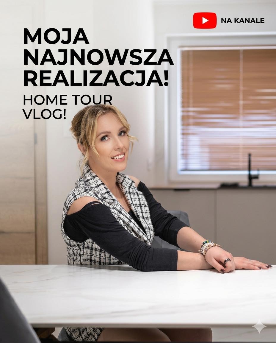 🎬 NOWY VLOG NA KANALE! 🏠✨Zastanawialiście się kiedyś, jak wygląda proces tworzenia wnętrza "od kuchni" i to dosłownie? 🧐 Zapraszam Was na wyjątkowy Home Tour po mojej najnowszej realizacji!Tym razem nie oprowadzam sama. Do rozmowy zaprosiłam mistrzów, bez których ten efekt nie byłby możliwy:✨ Vemar Producent - rolety, plisy, żaluzje, zasłony. Dekoracje okienne - jak ważna jest oprawa okien, jak bardzo wpływa na finalny klimat domu✨ Adam Bułkowski – o tym, jak szkło i lustra potrafią zmienić optykę wnętrza.✨ Ra-fix https://www.facebook.com/share/1Cu5y1aMpu/?mibextid=wwXIfr – o technicznych wyzwaniach, których nie widać na zdjęciach, a są kluczowe dla komfortu.W tym domu każdy metr ma znaczenie – od funkcjonalnego gabinetu pod skosami, przez ukrytą garderobę w sypialni, aż po domowe SPA na piętrze. Na deser... szczera rozmowa z Inwestorami! Czy efekt końcowy pokrył się z ich marzeniami? 💭🔗 LINK DO FILMU znajdziecie w komentarzuDajcie znać w komentarzu, które pomieszczenie z tej realizacji podoba Wam się najbardziej? Moim faworytem jest zdecydowanie strefa dzienna z lamelami! 😍👇#architektwnętrz #hometour #nowoczesnydom #projektwnętrza #interiordesigner #wnętrza #nowoczesnakuchnia #skosy #projektowanie #remont #wykończeniepodklucz #inspiracjewnetrzarskie #vlogbudowlany #hihome